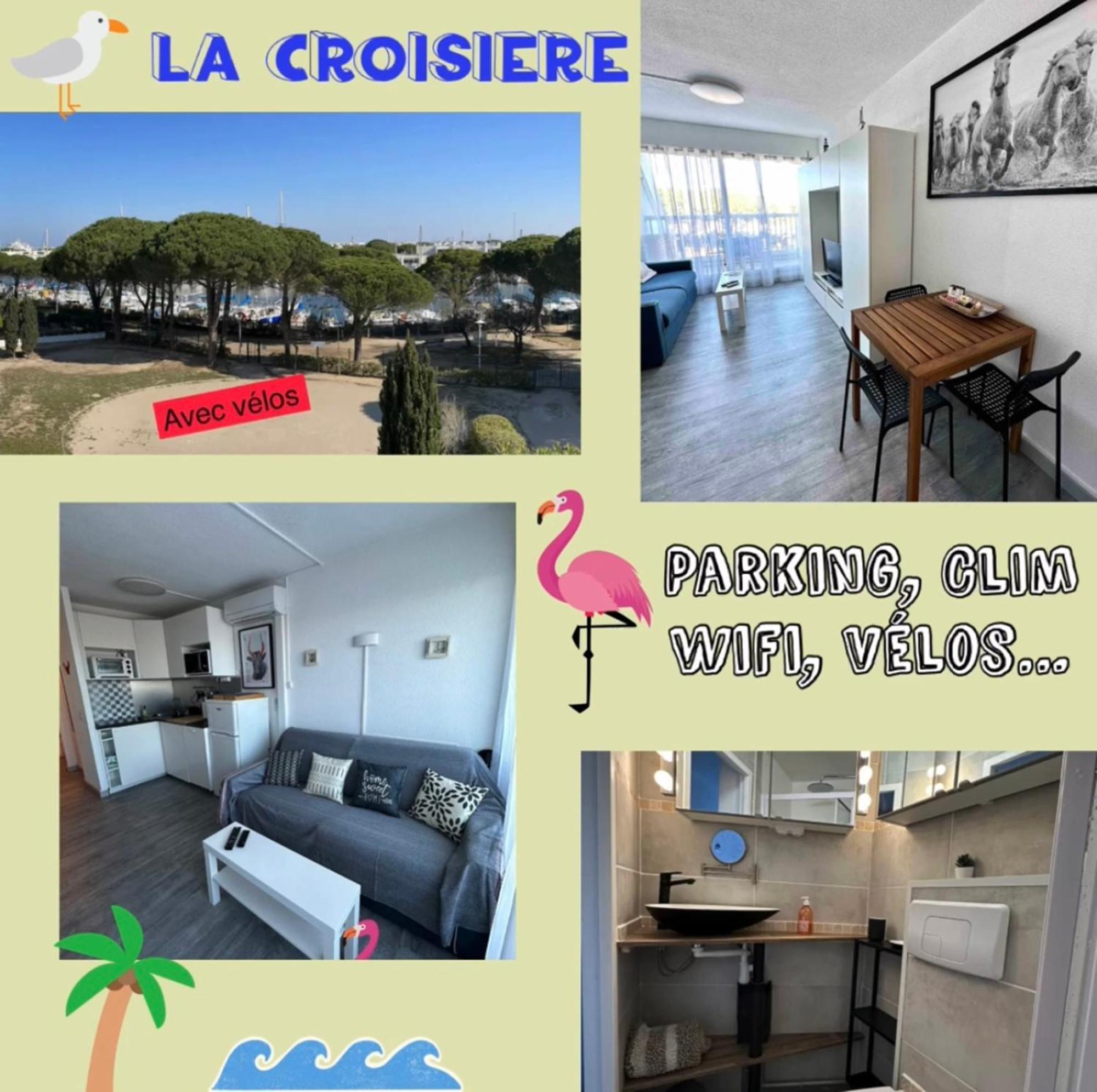 Studio Vue Port, Parking Prive, Terrasse, Clim Le Grau-du-Roi Εξωτερικό φωτογραφία